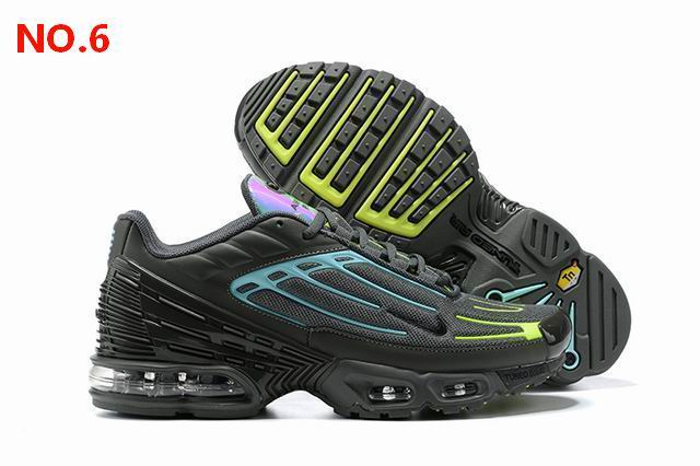 Nike Air Max Plus 3 Mens Shoes Black Green Blue;